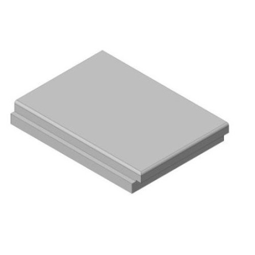 Šamotová deska spodní, pravá KV B 2G 66. 50. 01 (B) 